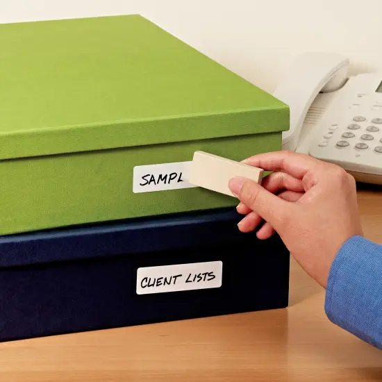 Avery Erasable Multi-Use Removable Labels, 7/8" x 2-7/8", White, Non-Printable, 80 Blank Labels Total (5429) {2}