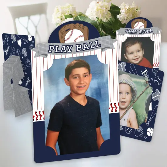 Big Dot of Happiness Batter Up - Baseball - Baby Shower or Birthday Party 4x6 Picture Display - Paper Photo Frames - Set of 12 {1}