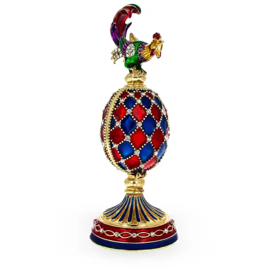 Rooster with the Surprise Clock Royal Inspired Easter Egg {3}