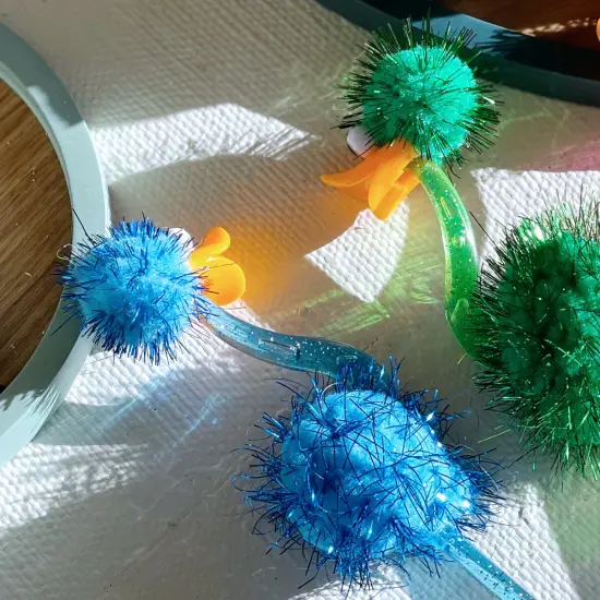 Wrapables Ostrich Ballpoint Pens, Novelty Pens for Office and Party Favors (Set of 6) {6}