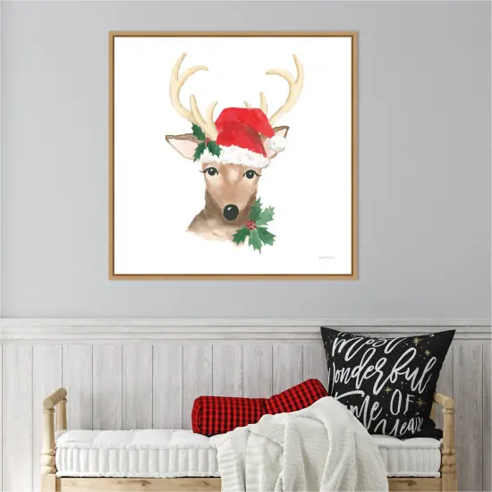 Critter Greetings VIII by Jenaya Jackson Framed Canvas Wall Art {6}