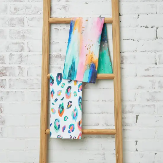 Bright Leopard Towel {4}