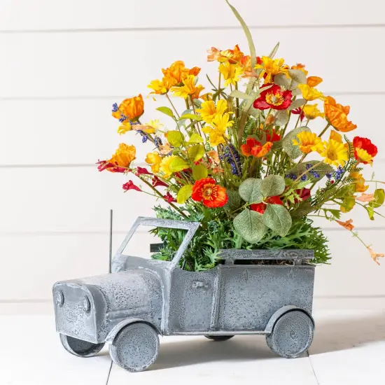 Irvins Country Tinware Short Truck in Weathered Zinc Grey {3}