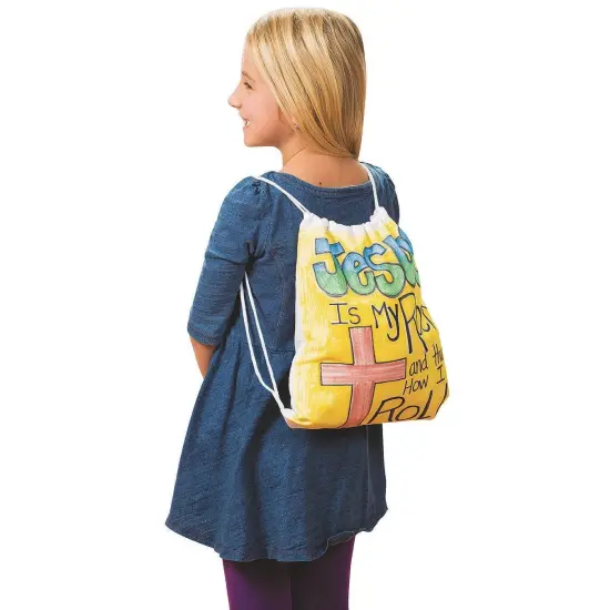 Color-Me&trade; Drawstring Backpack (Pack of 12) {5}
