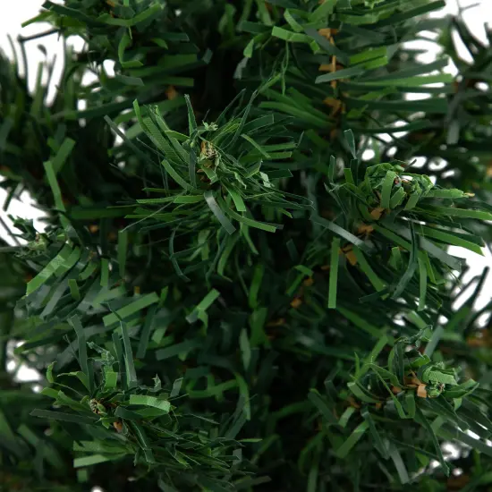 Northlight 18" Two-Tone Mixed Green Pine Artificial Christmas Tree with Burlap Base, Unlit {5}