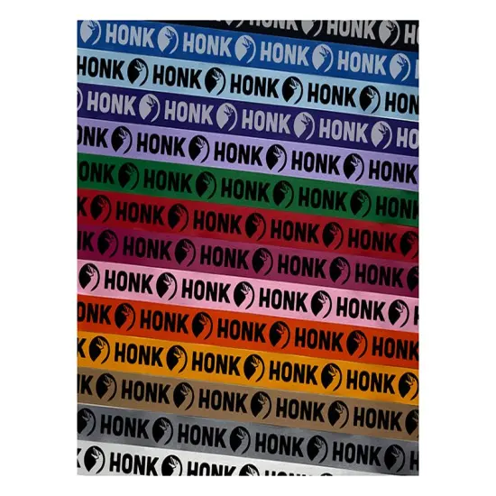 Goose Honk Laugh Satin Ribbon for Bows Gift Wrapping - 1" - 3 Yards Purple Ribbon {1}