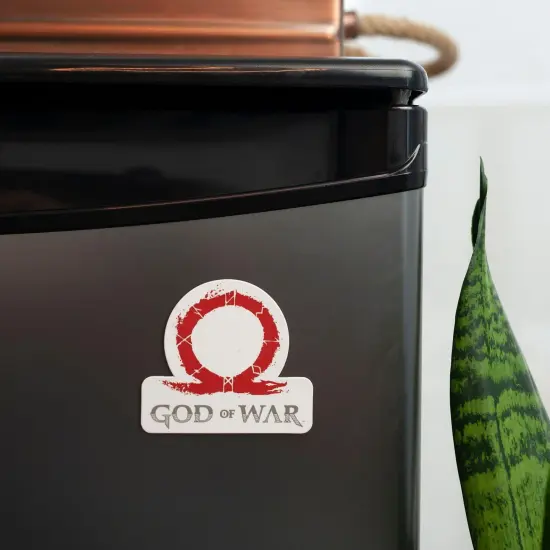 God of War 2018 Omega Logo Car Magnet | Kratos And Son | Video Game Collectible {6}