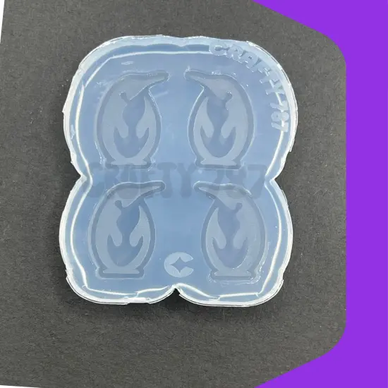 Penguin Studs Earring/Bits Silicone Mold (A13) {3}