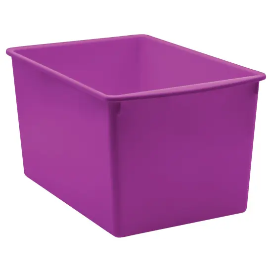 Purple Plastic Multi-Purpose Bin, Pack of 3 {2}