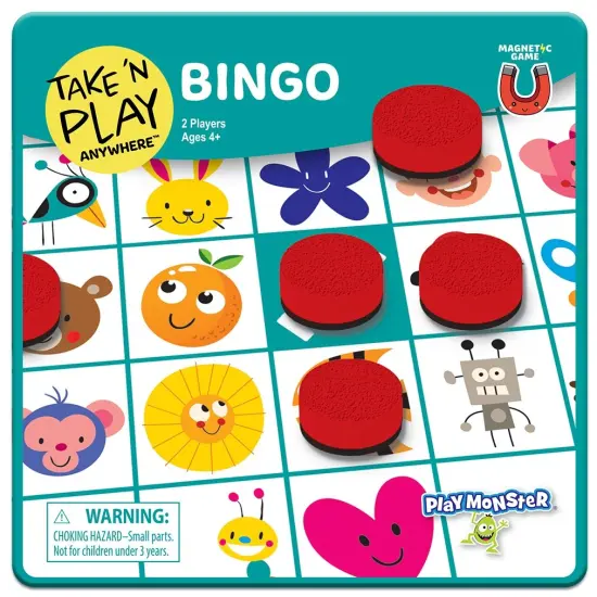 Playmonster Take 'n Play Anywhere Magnetic Game-Bingo {1}