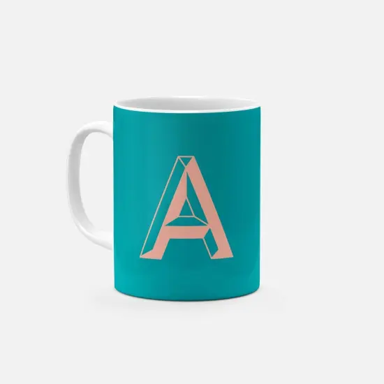 Monogram Letter 11oz Mug {5}
