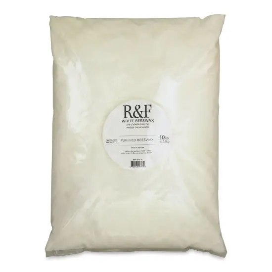 R&F Encaustic Beeswax - White, 10 lb Bag {1}