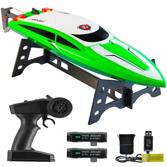 Force1 Velocity Fast RC Boat - Green {1}