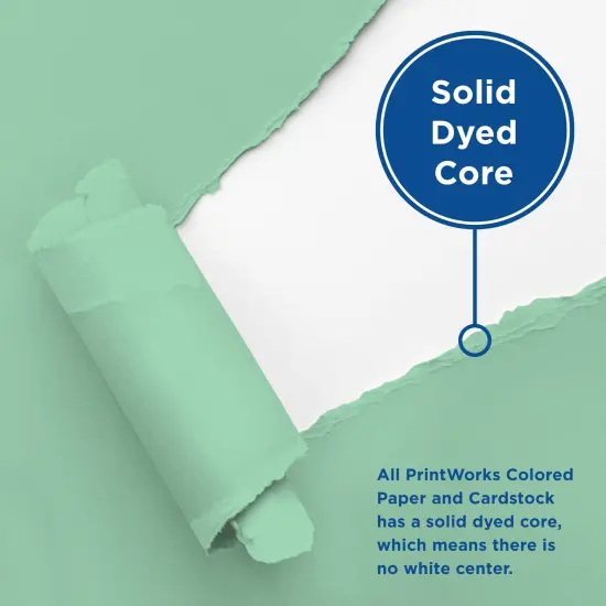 Printworks Sweet Treats Cardstock, Includes Mint, Goldenrod, Pink, Coral, and Purple Cardstock, 8 &frac12;&rdquo; x 11&rdquo;, 200 Sheets (00612) {6}