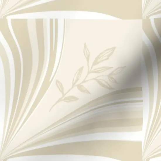 Various Fabrics by the Yard or Fat Quarter Leaves Botanical Traditional Squares Branch Foliage Neutral Custom Printed Fabric by Spoonflower {7}