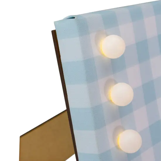 Northlight LED Lighted "Best Friends with Paws" Canvas with Photo Clip - 10.25" White {5}