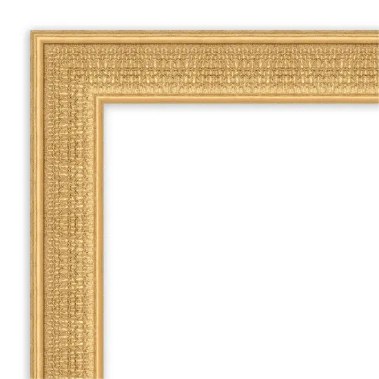 Trellis Wood Framed Corkboard, White Cork Gold {2}