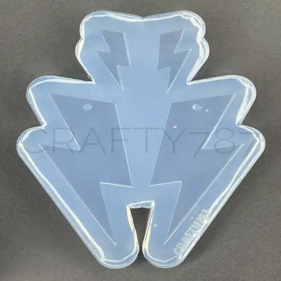 Bolts Dangle 1.75in Earrings Silicone Mold {3}