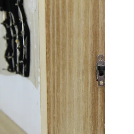 Northlight Lighted Wood Framed String Art Moose Christmas Wall Hanging - 16" Brown {4}