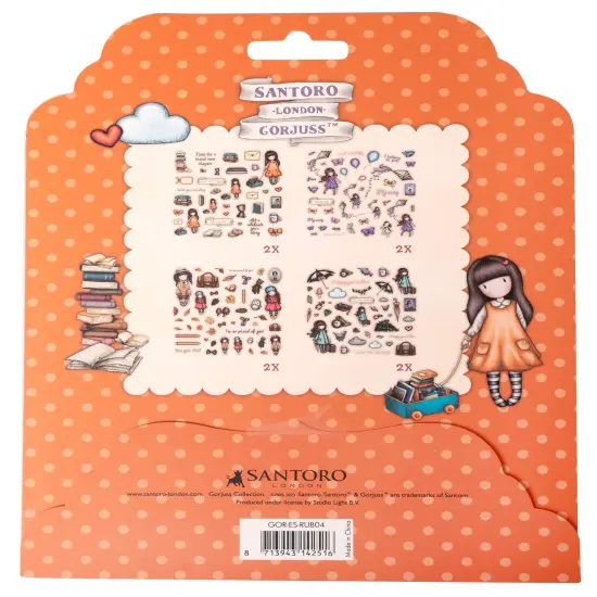 Studio Light Gorjuss Rub-on 8/sheets-Nr. 04 {2}