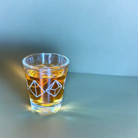 2oz Dice Shot glass {7}