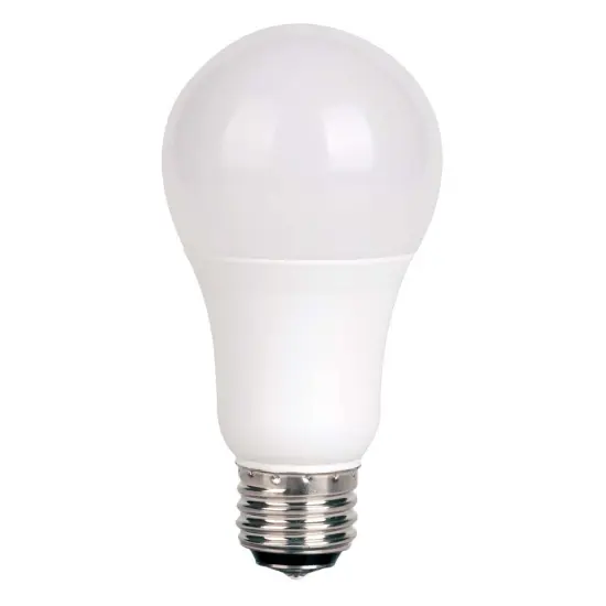 Satco 3/9/12w A19 LED 3-way Frosted 3000K Medium base 120 volts {1}