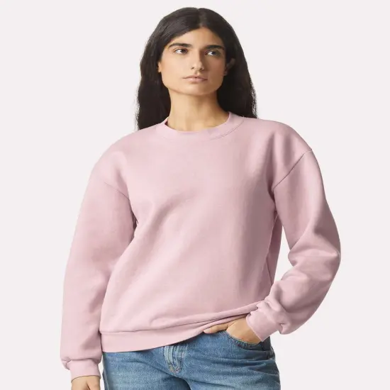 American Apparel&reg; ReFlex Fleece Crewneck Long Sleeve Sweatshirt Arctic {4}