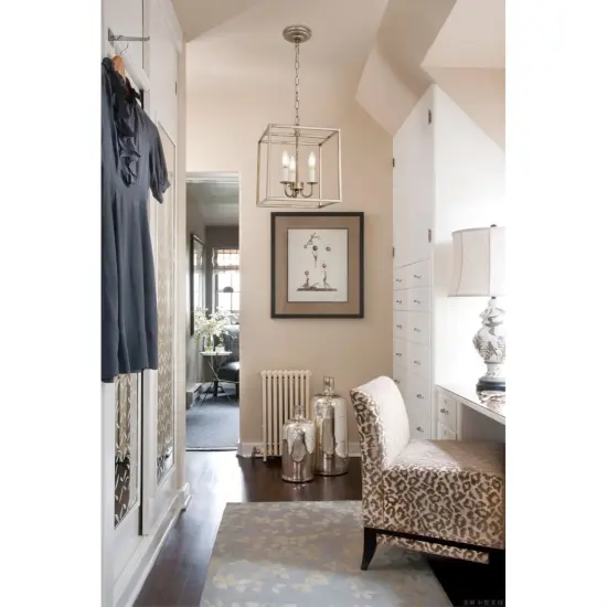 Eclipse 3 light Vintage Silver pendant {2}