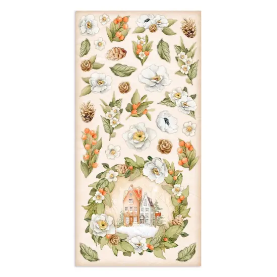 Stamperia Collectables Double-Sided Paper 6"X12" 10/Pkg - Oh-All Around Christmas {5}