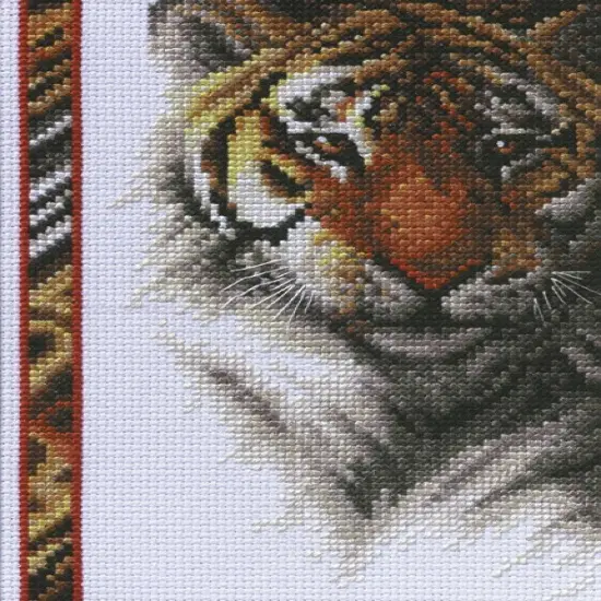 Janlynn Mini Counted Cross Stitch Kit 5"X7"-Wildlife Tiger {2}
