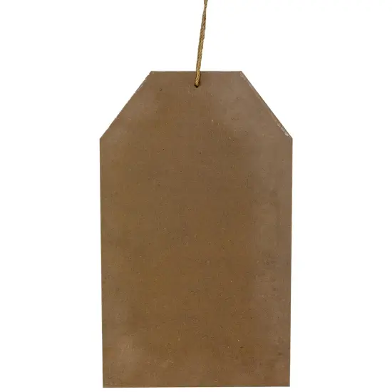 Northlight 19.5" Snowmen Merry Christmas Tag Wall Sign Beige {7}