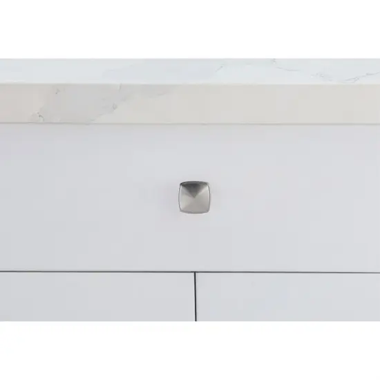 Marcel 1.2" Brushed Nickel Square Knob Multipack (Set of 10) {2}