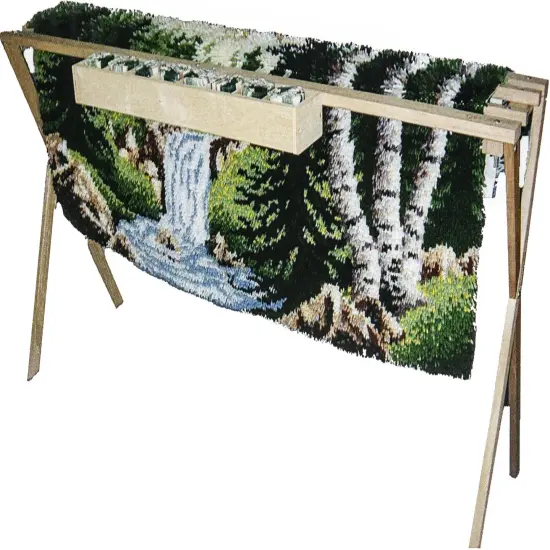 Frank A. Edmunds Floor Standing Rug Hooking Frame-17"X30"X45" {4}