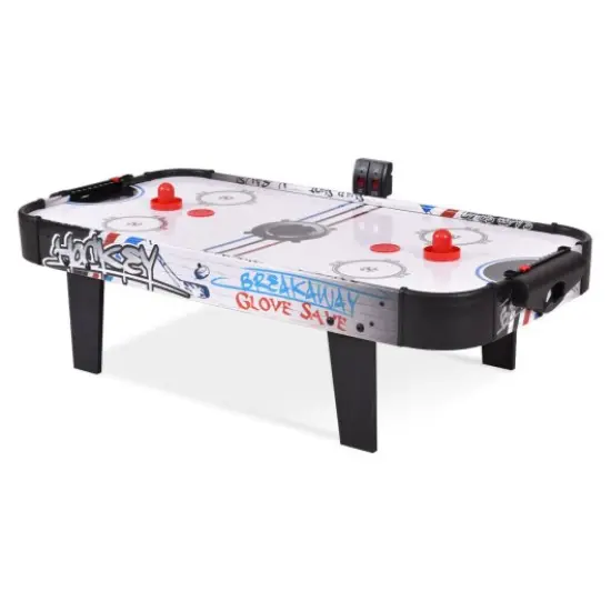 42 Inch Air Powered Hockey Table Top Scoring 2 Pushers {1}