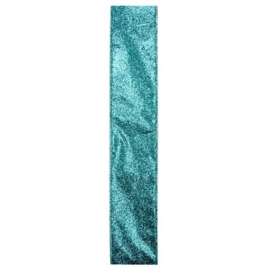 Northlight Shimmering Teal Solid Wired Christmas Craft Ribbon 2.5" x 10 Yards Blue {3}