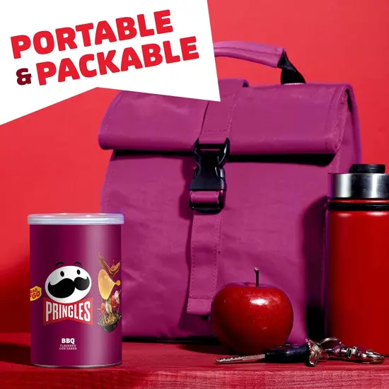 BBQ Potato Crisps Chips, Lunch Snacks Pack, 2.5oz - Case of 12 {2}