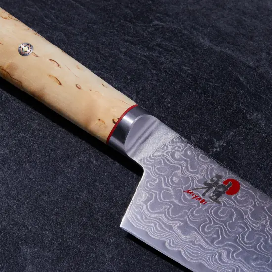 Miyabi Birchwood SG2 7-inch Rocking Santoku Knife {4}