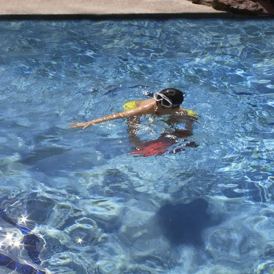 Swim Central 29" Red Underwater Swimming Pool Surf Board {5}