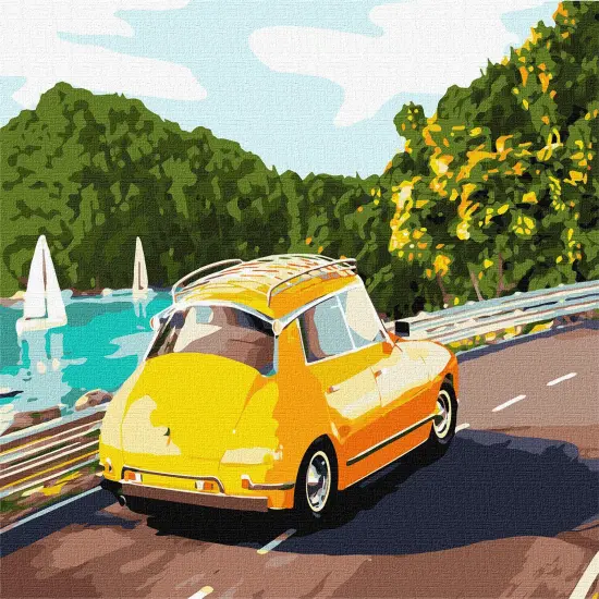 Painting by Numbers kit Bright journey KHO2523 {2}