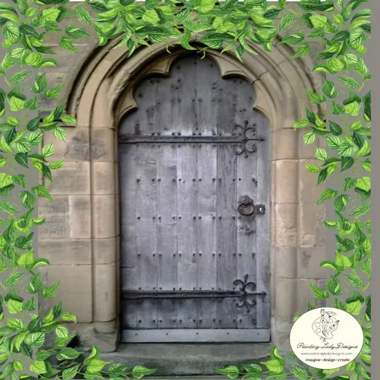 Door at St George's - Art paper for Decoupage and Mixed Media {2}