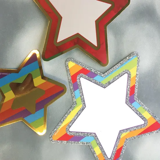 Carson Dellosa &ndash; Rainbow and Foil Stars Colorful Cut-Outs, Classroom D&eacute;cor, 39 Pieces {3}