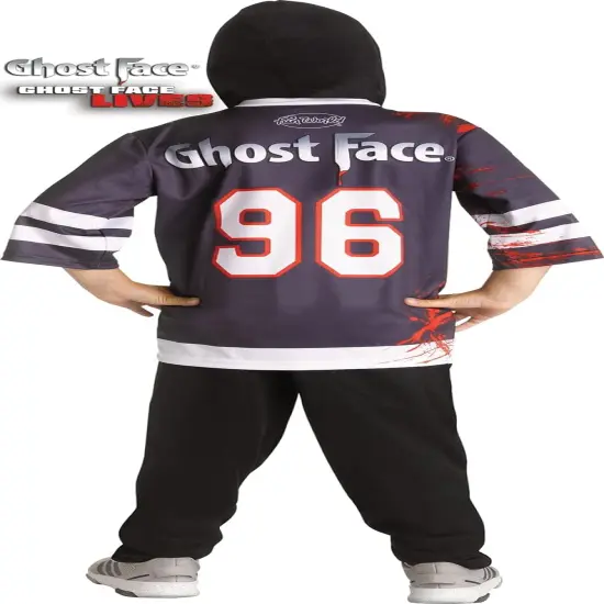 Ghost Face Hockey Jersey Child Costume {4}