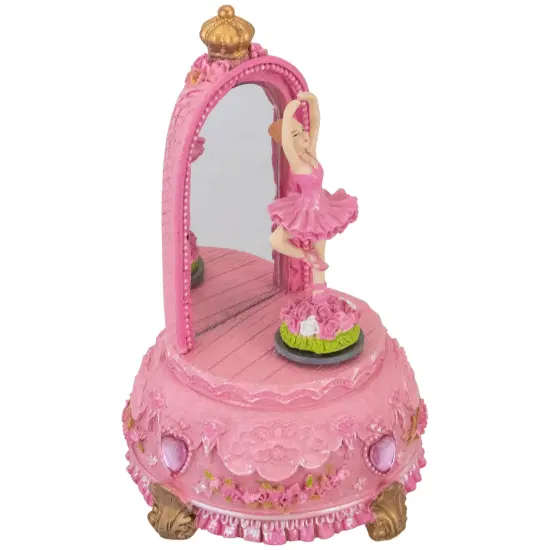 Northlight 5.5" Children's Pink Musical Twirling Ballerina Decoration {4}