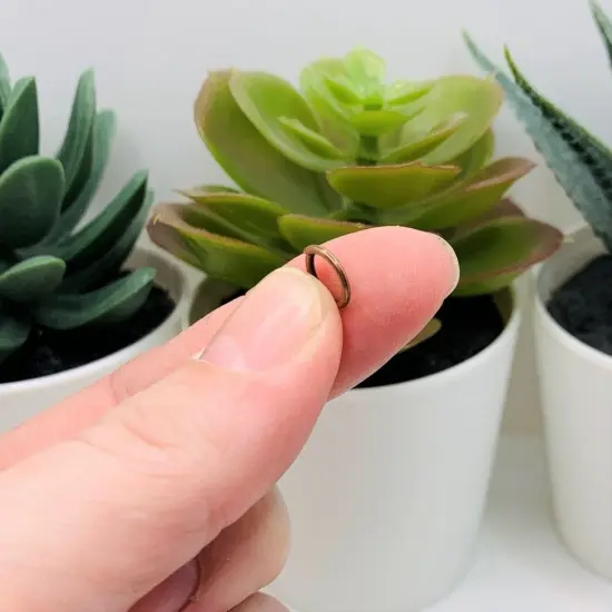 100, 500 or 1,000 Pieces: 8 mm Antique Copper Open Jump Rings, 18g {4}