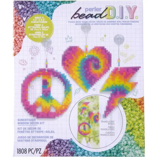 Perler Bead D.I.Y. Activity Kit-Tie Dye Suncatcher {1}
