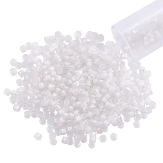 Miyuki Delica Seed Bead 11/0 Color Lined White {1}