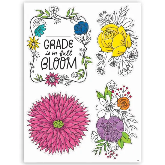 Bright Blooms Blooming Minds Bulletin Board Set {3}