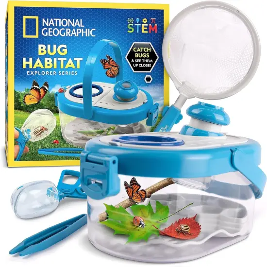 Bug Catcher Kit for Kids - Kids Bug Habitat with Magnified Viewer, Bug Catcher, Tweezers & Learning Guide, Insect Habitat, Outdoor Toys, Kids Bug Catching Kit, Bug Cage, Bug Box {1}