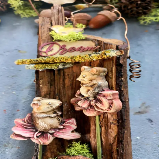 Stamperia Soft Maxi Mould A4-Woodland Oval Plates {2}