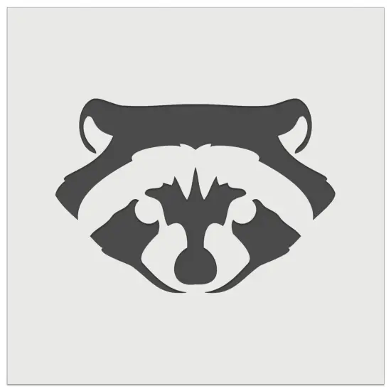 Raccoon Trash Panda Head Wall Cookie DIY Craft Reusable Stencil {7}